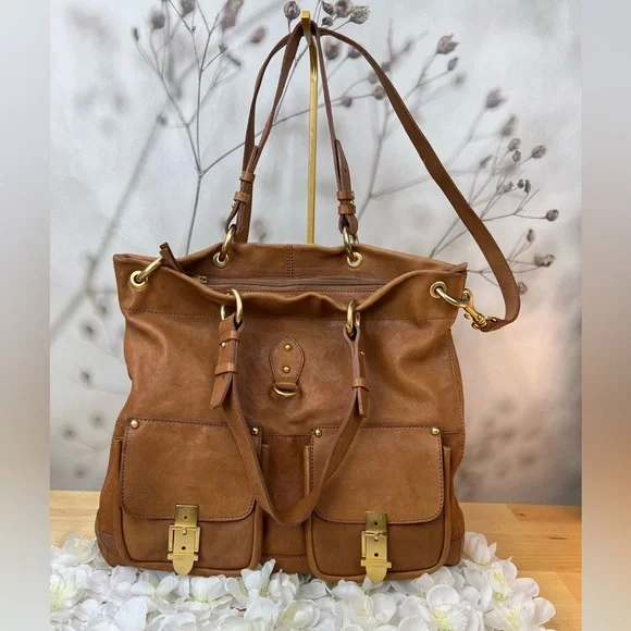 Cour Art Brazilian Leather shoulder and crossbody Tote Bag - Picture 2 of 13